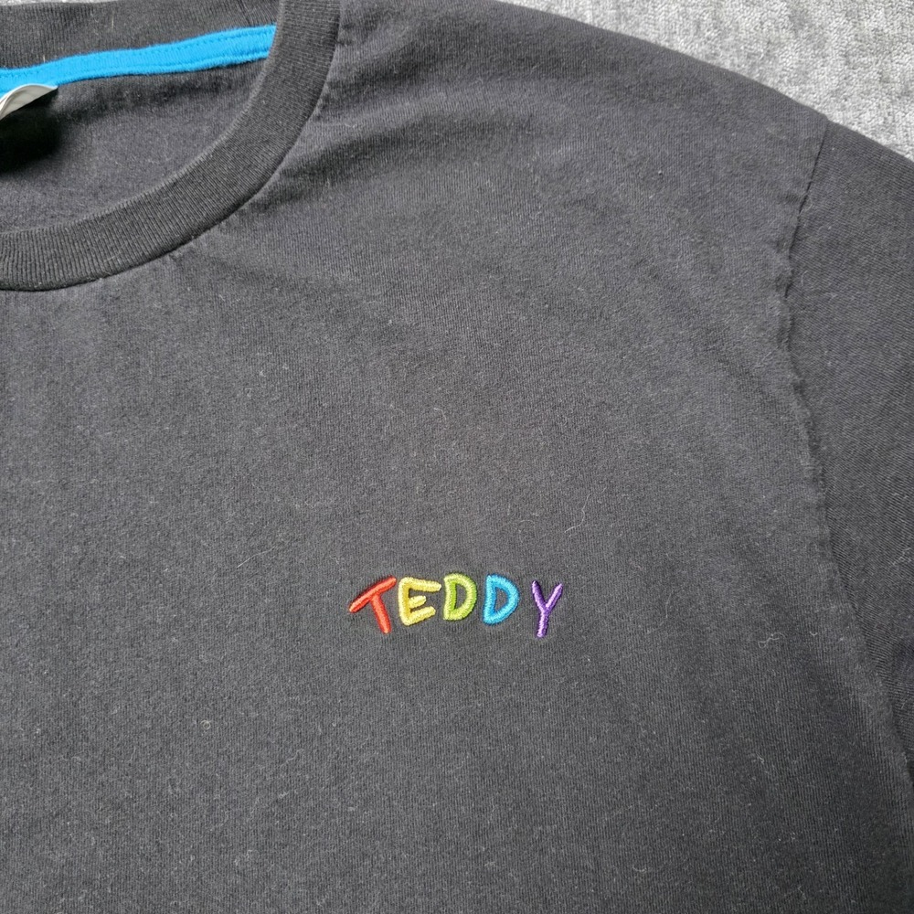 Teddy Fresh Colorful Filth Head Shirt Adult XXL 2XL Black Embroidered Logo Bear - Picture 10 of 10